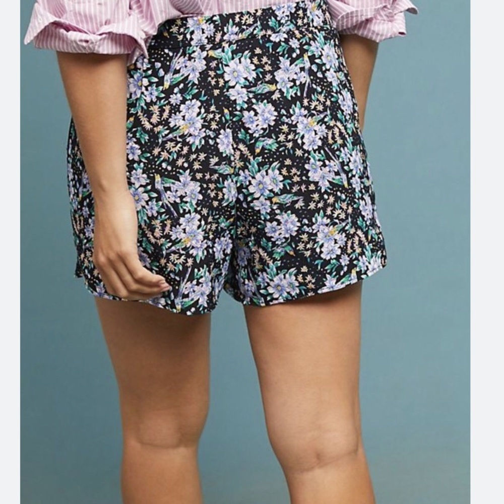 Anthropologie Ett Twa Floral Shorts L